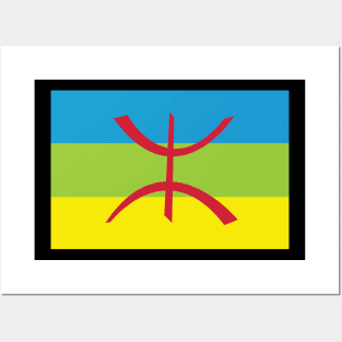 The Berber ethnic flag Posters and Art